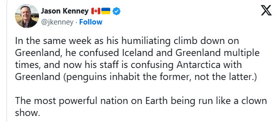 ‘Embrace the penguin’: White House cryptic AI image goes viral amid Greenland controversy