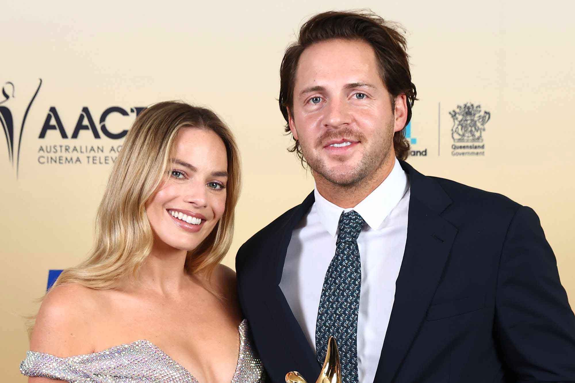 Margot Robbie with her husband Tom Ackerley