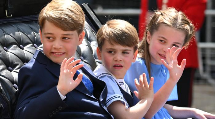George, Charlotte and Louis in sweet family moments: watch