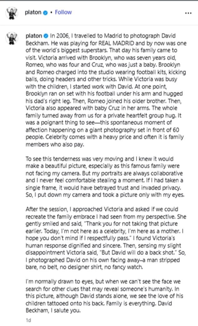 David, Victoria Beckham extend olive branch days after Brooklyns outburst on social media