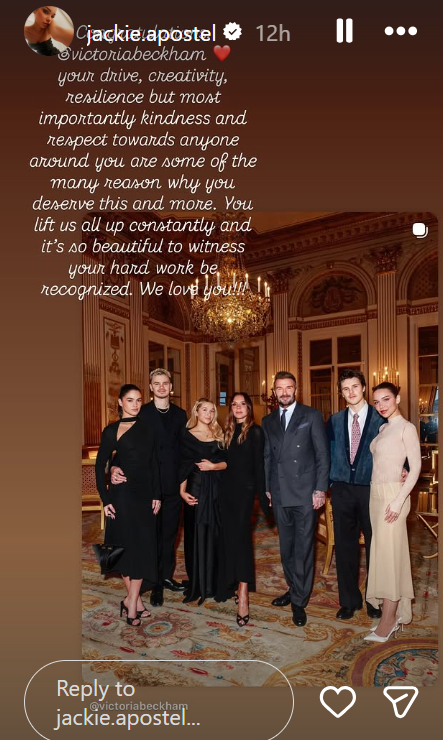 Cruz Beckhams girlfriend shares firm stance on Victoria amid Nicola feud