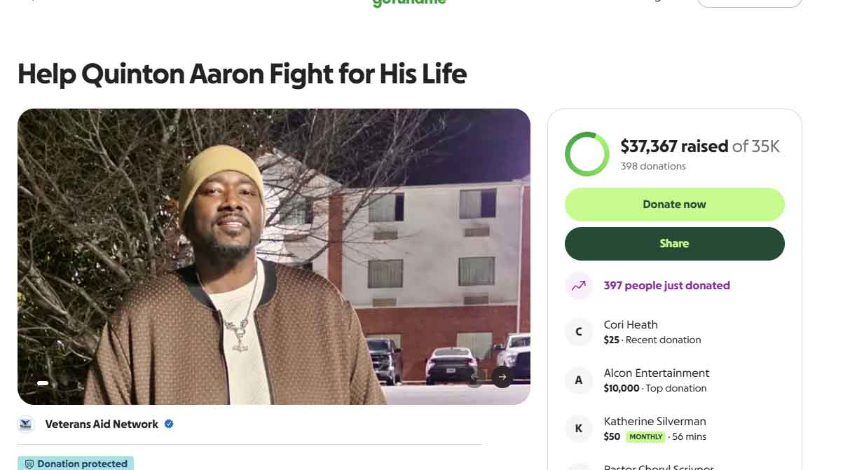 Quinton Aaron: Donations for The Blind Side actor exceed target