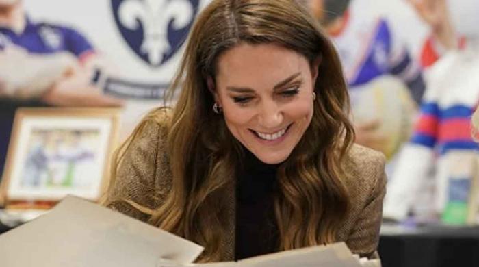 Kate Middleton undertakes whirlwind visit to Northern England with a smile on her face 