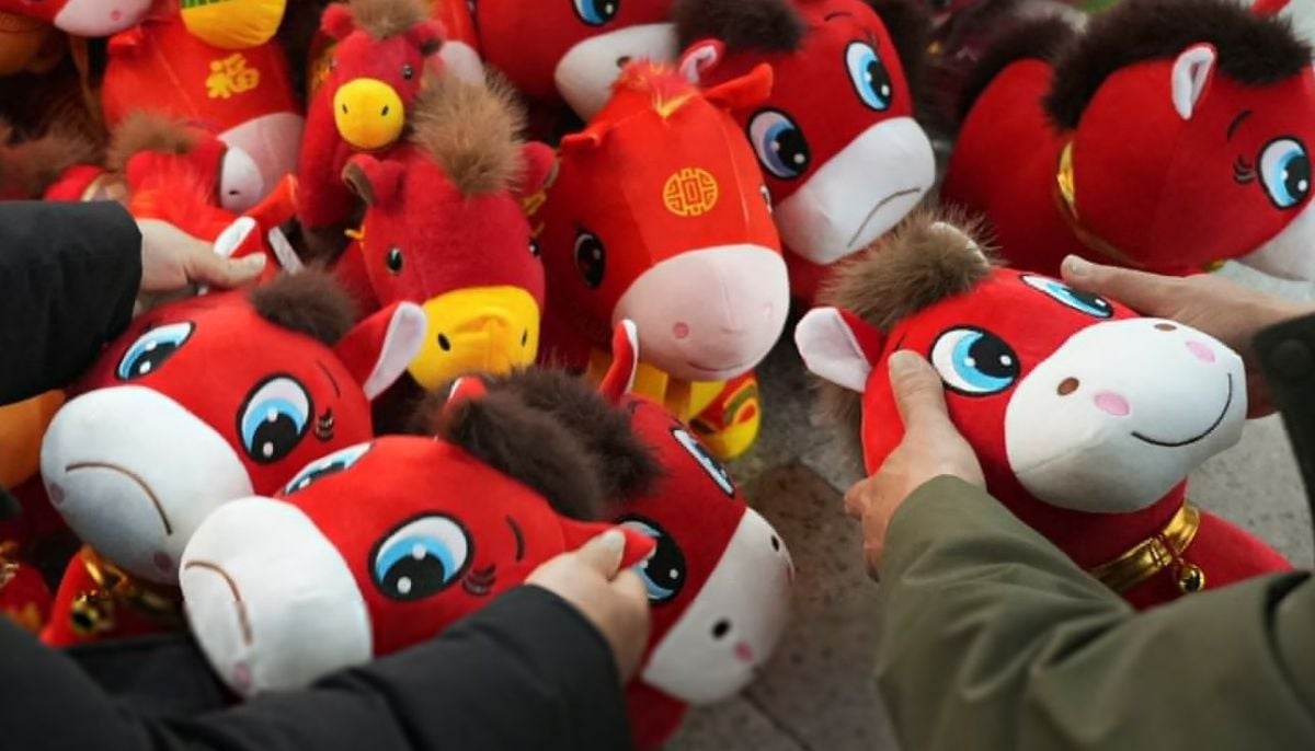 Viral crying horse stuff toy launched ahead of the Chinese Year of the Horse
