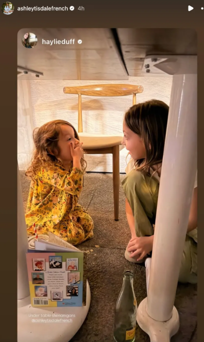 Ashley Tisdale French, Haylie Duff put up united front amid mom group drama