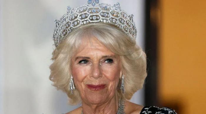 Queen Camilla lauds art with special screening of 'Hamnet'