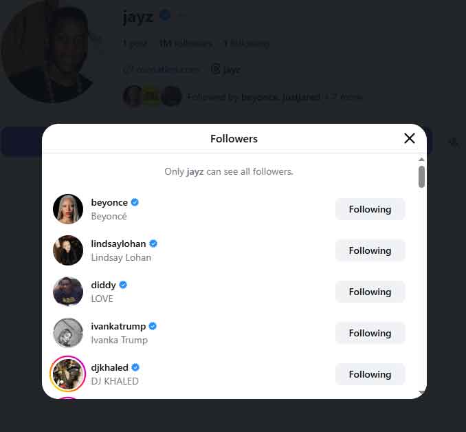 Jay-Z takes big hit on Instagram after new Epstein files release