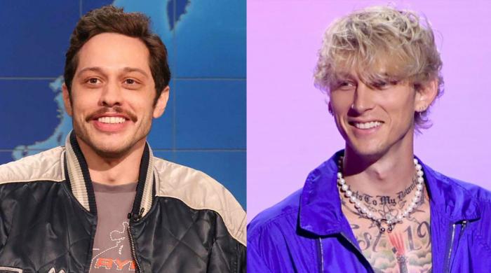 Pete Davidson reacts to Machine Gun Kelly's baby in sweet dad-chat moment
