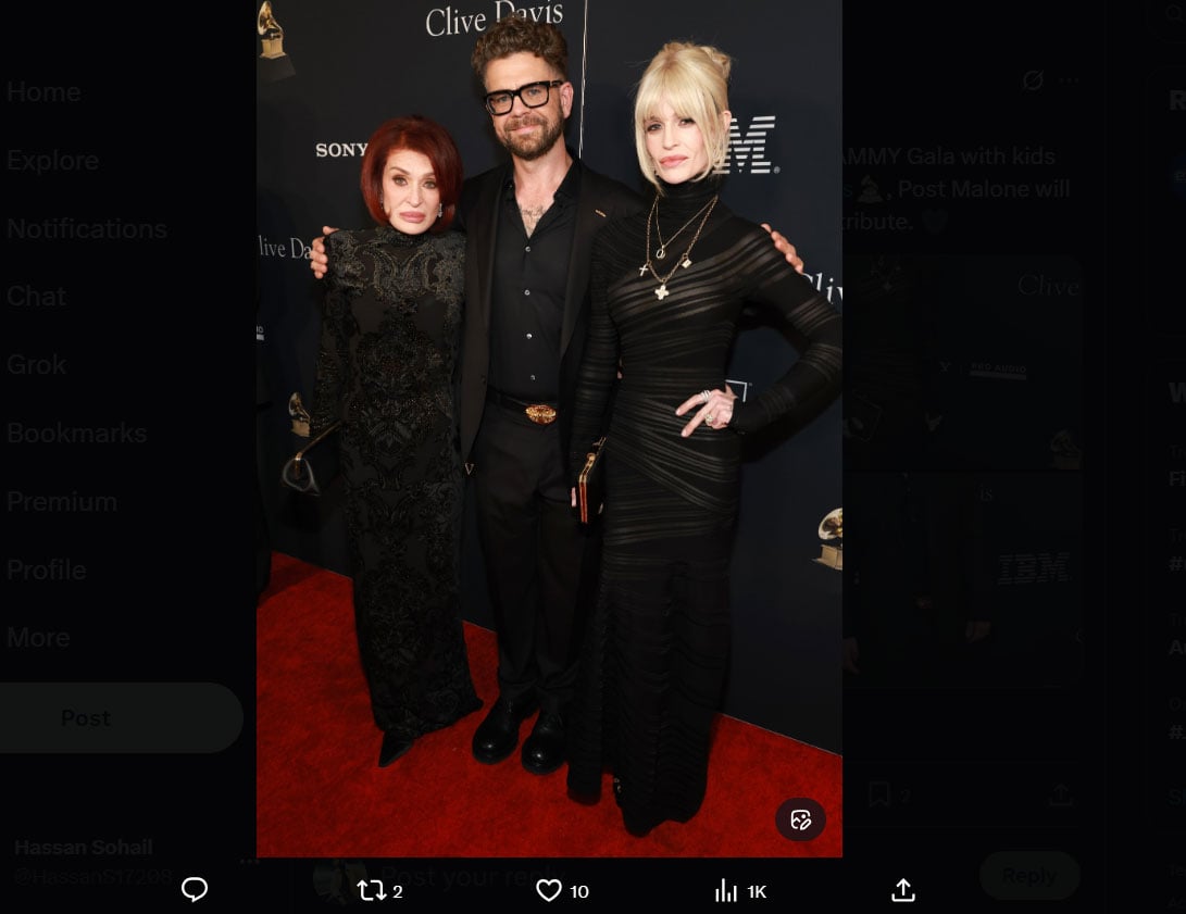 Sharon Osbourne makes public appearance ahead of Ozzy tribute