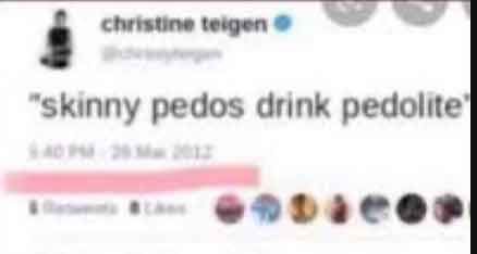 Chrissy Teigen shown deleted tweets as she laughs at Trevor Noahs Grammy jokes