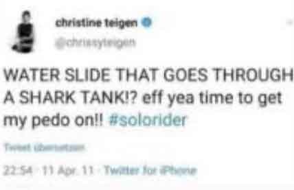 Chrissy Teigen shown deleted tweets as she laughs at Trevor Noahs Grammy jokes