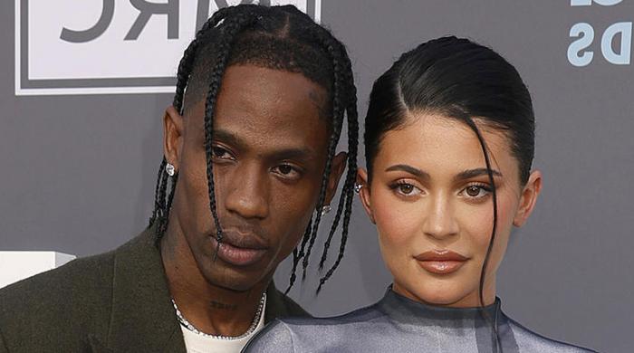 Kylie Jenner and Travis Scott reunite for joint birthday celebration for Stormi and Aire