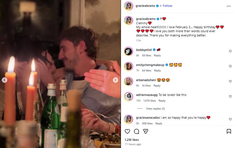 Gracie Abrams shares intimate birthday tribute to Paul Mescal