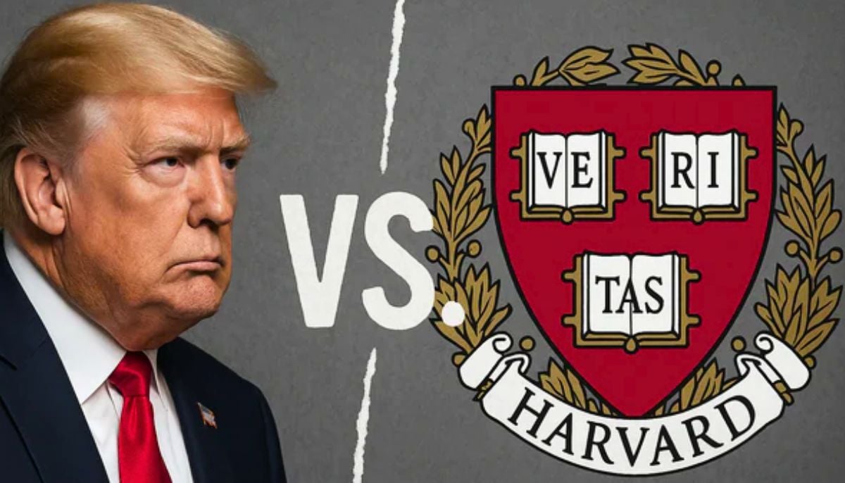 Trump claimed the media outlet deliberately carried out ‘wrong coverage’ in its reporting on Harvard University