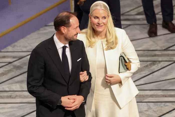Crown Princess Mette-Marit with husband Crown Prince Haakon