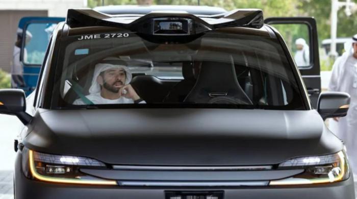 Dubai’s Crown Prince takes first test ride of driverless taxi service
