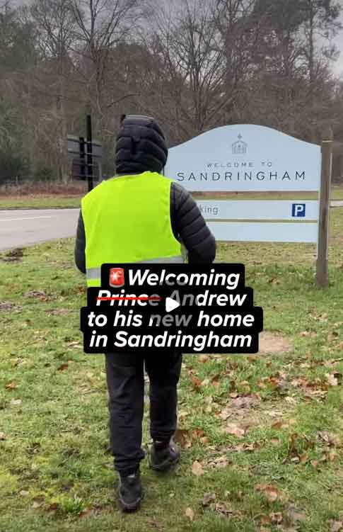 King Charles Sandringham Estate gets public safety message after Andrew move