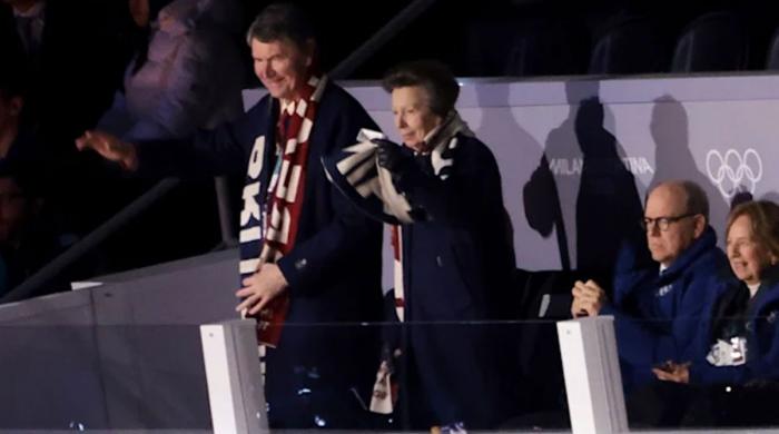 Princess Anne enjoys Andrea Bocelli, Lang Lang performances at Winter Olympics opening ceremony