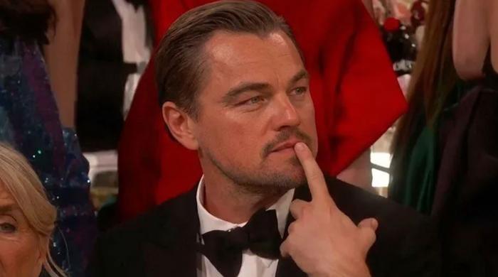 Leonardo DiCaprio's co-star reflects on his viral moment at Golden Globes  