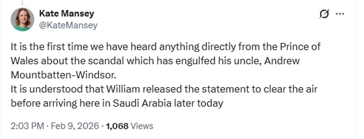 Why Prince William releases statement on Epstein scandal amid most challenging diplomatic trip?