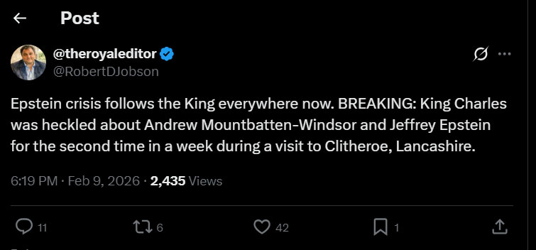 ‘Andrew crisis follows King Charles everywhere now’