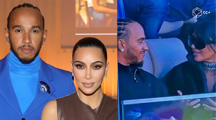 Kim Kardashian and Lewis Hamilton make first public appearance as a couple at Super Bowl 2026