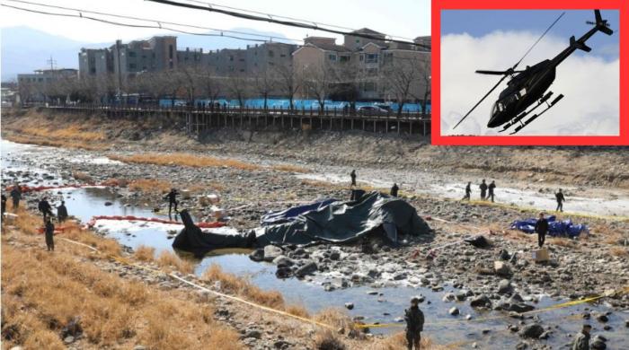 South Korea: Two killed as military helicopter crashes during training