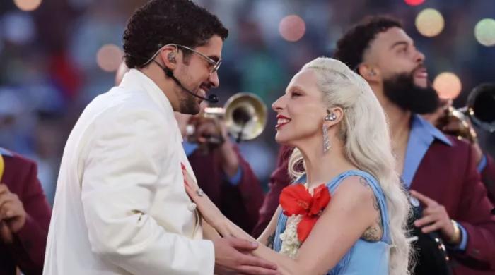 Lady Gaga makes surprising cameo during Bad Bunny's Super Bowl performance