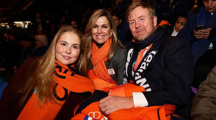 Dutch royal family’s teamwork highlights sporting legends: watch