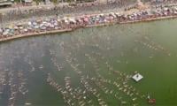 Swimmers Gather At Argentina’s Mar Chiquita For World Record Attempt