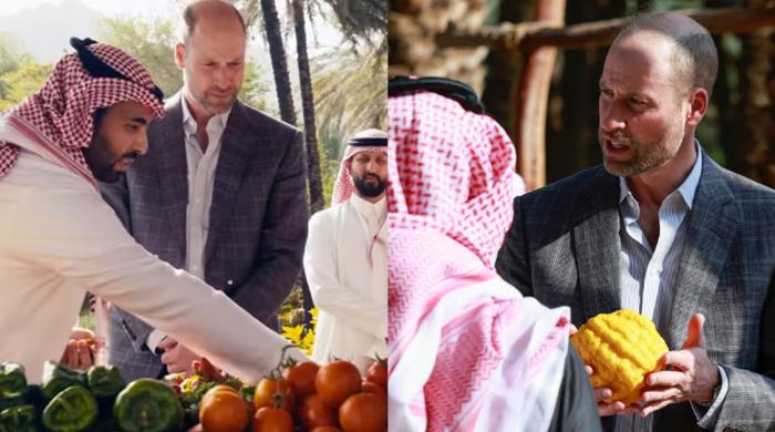 Prince William makes unexpected stop at local market in Saudi Arabia
