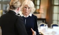 Queen Camilla makes poignant visit to police stations to inspect work