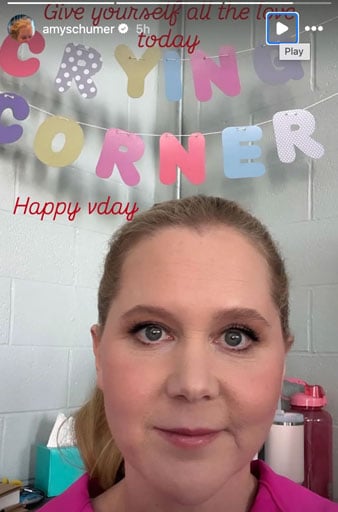 Amy Schumer drops cryptic message on first Valentine amid divorce