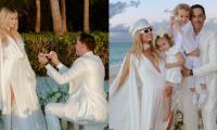 Paris Hilton says 'yes again' as husband Carter Reum re-proposes