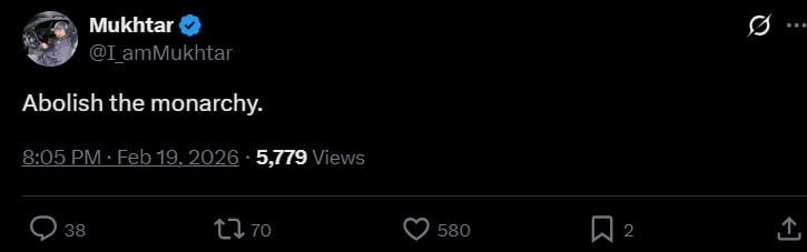 Andrew dramatic arrest grows demand for abolishing the monarchy