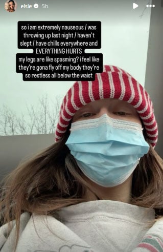 Pete Davidson’s girlfriend Elsie Hewitt says everything hurts after sudden medical emergency