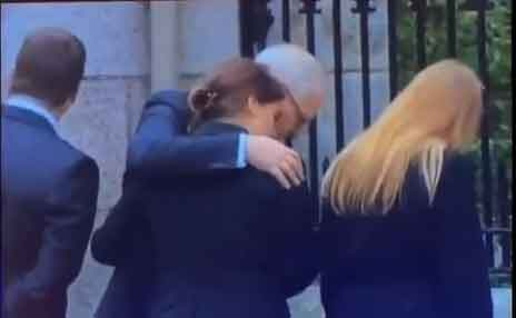 Video of Andrew consoling Eugenie resurfaces after release from police custody