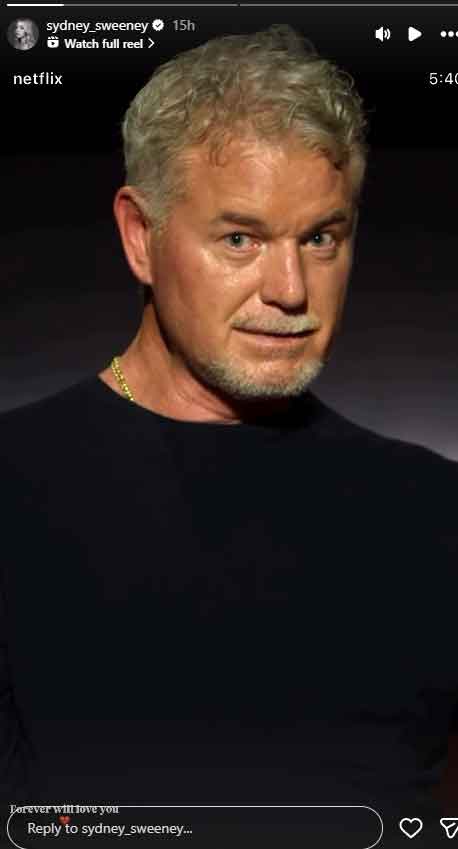 Sydney Sweeney reacts to Eric Danes last message to his daughters