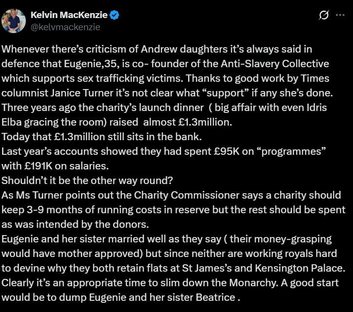 Dump Eugenie and Beatrice: Andrews daughters face backlash after his arrest