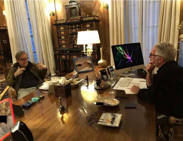 Jeffery Epstein and Steve Bannon