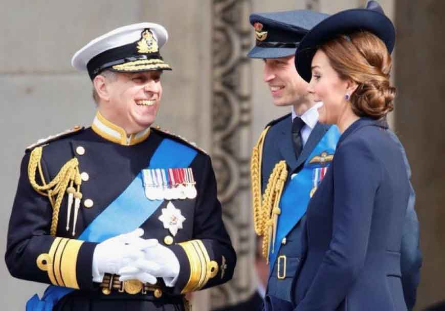 Prince William and Kates photos with Andrew used in new campaign against royals