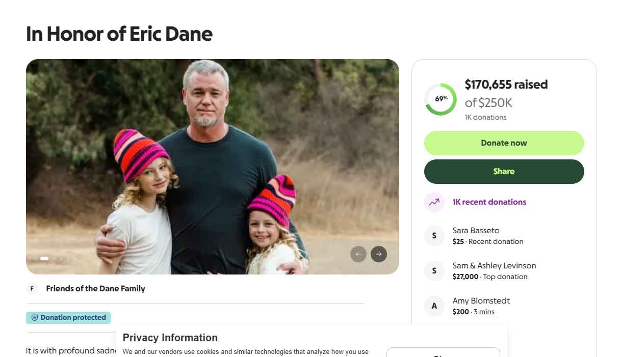 Sam Levinson wins hearts with huge donation to Eric Dane GoFundMe