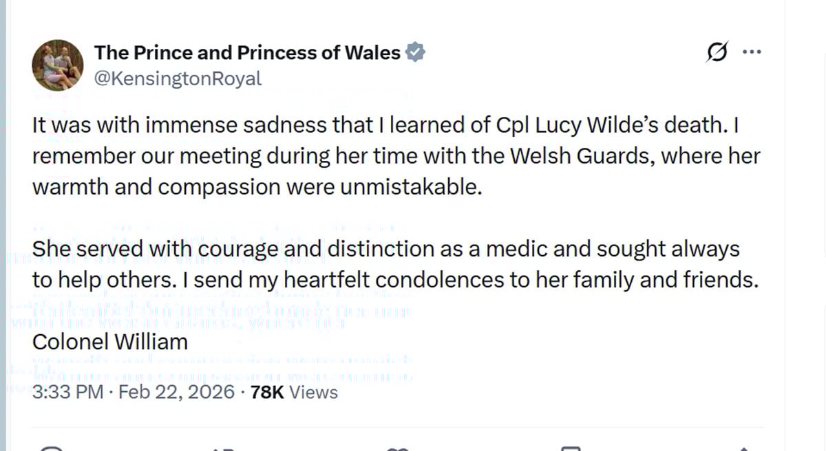 Prince William receives first heartbreaking news after Andrew arrest