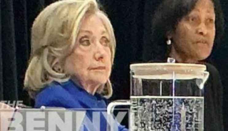 Hillary Clintons leaked photo from testimony