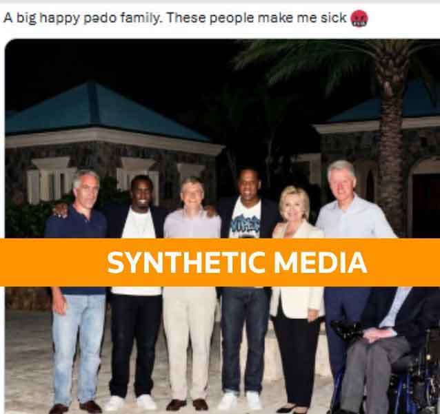 Hillary Clintons photo with Jeffrey Epstein, Jay-Z and Diddy fact-checked