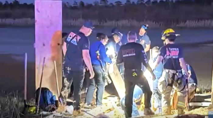 Missing Florida man found alive after days trapped in 'quick-sand like mud'