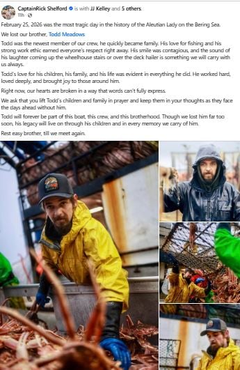 Deadliest Catch star dies in tragic incident at 25