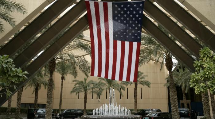 US Embassy in Riyadh hit by drones as fire breaks out in diplomatic quarter