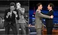 Watch: Luke Thompson teach Jimmy Fallon a romantic Bridgerton dance