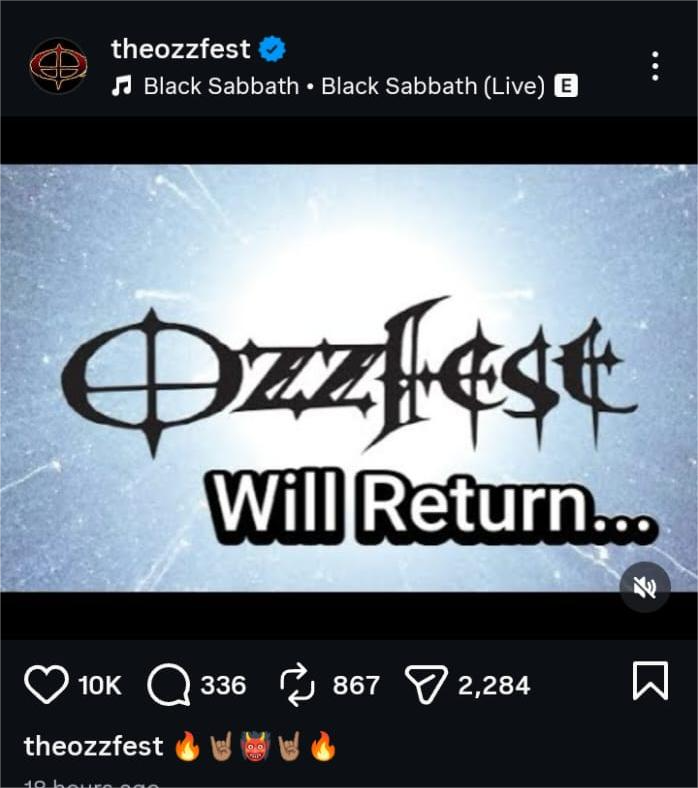 Sharon Osbourne gives exciting update on OzzFest